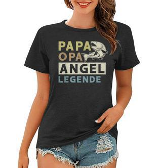 Papa Opa Angel Legende Frauen Tshirt, Perfekt für Vatertagsangler - Seseable De