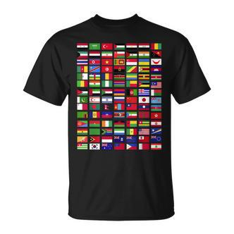 Flaggen Der Welt Spruch Geschenk Reisen Weltreise Geschenkid T-Shirt - Seseable De