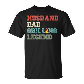 Grillen Bbq Vater Husband Grill Dad Legend T-Shirt - Seseable De