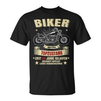 Herren 46 Geburtstag Mann Biker Motorrad Legenden Geschenkidee T-Shirt - Seseable De