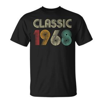 Klassisch 1968 Vintage 55 Geburtstag Geschenk Classic T-Shirt - Seseable De