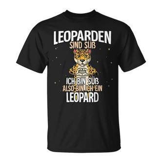 Leoparden Sind Süß Leopard T-Shirt - Seseable De