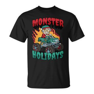 Monster Ferien Weihnachtsmann Elf T-Shirt - Seseable De