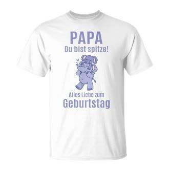 Alles Gute zum Geburtstag Papa Elefant T-Shirt, Liebe & Spaß Design - Seseable De