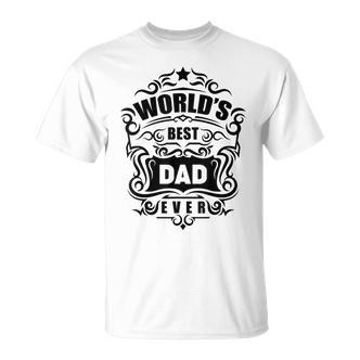 Herren Bester Vater Der Welt Papa Geschenk Geburtstag V2 T-Shirt - Seseable De