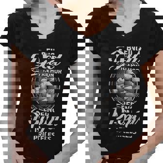 Being Dad Is An Honor Being Papa Is Priceless V3 Women V-Neck T-Shirt - Thegiftio UK