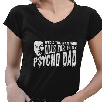 Co Psycho Dad Mens Women V-Neck T-Shirt - Thegiftio