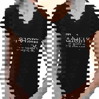 Funny Taxidermy Its A Dying Art Hunter Taxidermist Women V-Neck T-Shirt - Thegiftio