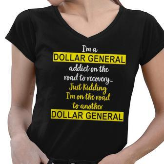 I Am Dollar General Women V-Neck T-Shirt - Thegiftio UK