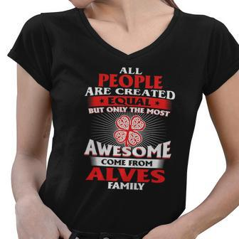 Its A Alves Thing You Wouldnt Understand - Name Custom T-Shirts Women V-Neck T-Shirt - Thegiftio UK