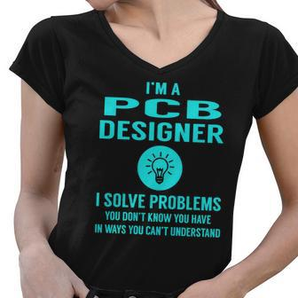 Pcb Designer Women V-Neck T-Shirt - Thegiftio UK