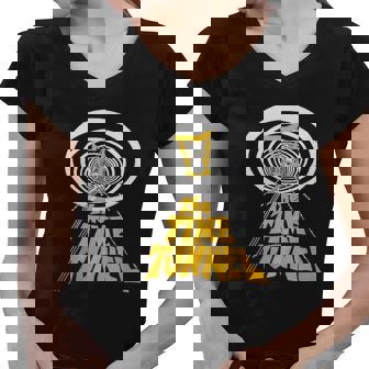 Time Tunnel Women V-Neck T-Shirt - Thegiftio