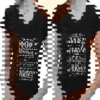 Whiskey Wednesday Women V-Neck T-Shirt - Thegiftio
