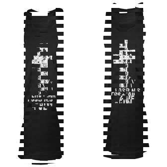 1 Cross 3 Nails Forgiven Christian Cross Happy Easter Day Unisex Tank Top | Mazezy