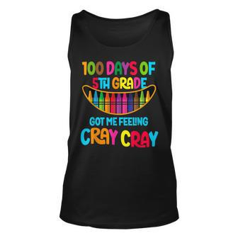 100 Days Of 5Th Grade Got Me Feeling Cray Cray Unisex Tank Top - Seseable