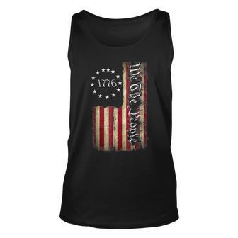 1776 We The People Patriotic American Constitution Unisex Tank Top | Mazezy