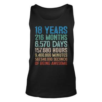 18 Year Old Decorations 18Th Bday Awesome 2005 Birthday Tank Top | Mazezy