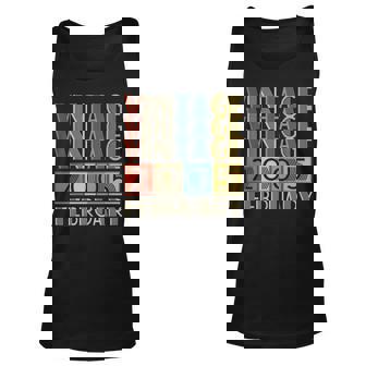 18 Year Old Gift Vintage Made In February 2005 18Th Birthday Unisex Tank Top - Thegiftio