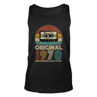 1970 Vintage Geburtstag Unisex TankTop, Retro Design für Männer und Frauen - Seseable