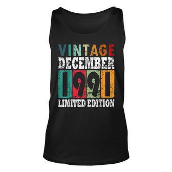 1991 Born In December Retro-Geschenkidee Tank Top - Seseable