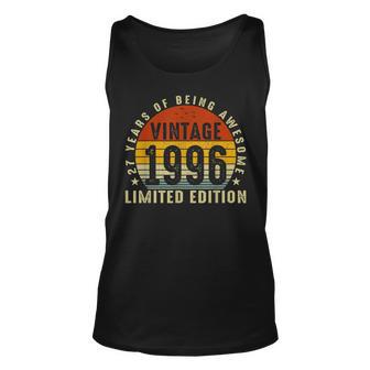 1996 Limitierte Auflage Unisex TankTop, 27 Jahre fantastisch - 27. Geburtstag Tee - Seseable