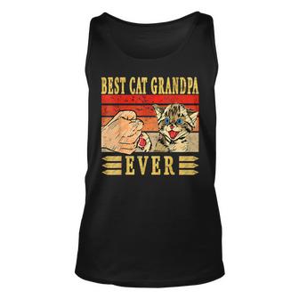 Best Cat Grandpa Ever Katzen Opa Vatertag Geburtstag Katze  Unisex Tank Top