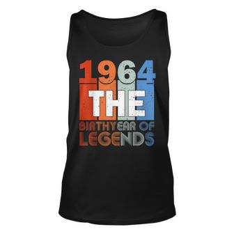 59Th Birthday  1964 The Birthyear Of Legends Women Men  Unisex Tank Top
