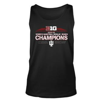 2023 Indiana Women’S Basketball B1g Regular Season Champions T Tank Top | Mazezy