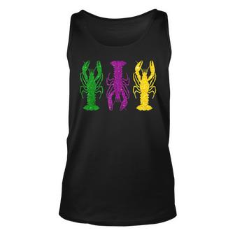 Mardi Gras Crawfish Funny Mardi Gras Carnival Party Festival  Unisex Tank Top