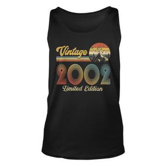 21 Year Old Gifts Made In 2002 Vintage 21St Birthday Retro Unisex Tank Top - Seseable