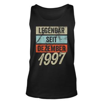 25 Geburtstag Mann 25 Jahre Legendär Seit Dezember 1997 Tank Top - Seseable