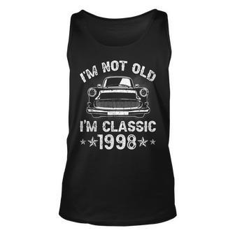 25 Years Old Classic Car 1998 Limited Edition 25Th Birthday Unisex Tank Top - Thegiftio UK