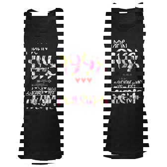 25Th Birthday Gifts For Women Floral Made In 1998 Birthday Unisex Tank Top - Seseable
