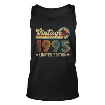 28 Year Old Vintage 1995 28Th Birthday Gifts For Women Men Unisex Tank Top - Seseable