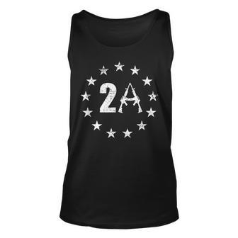 2Nd Amendment 13 Stars Flag 2A Ar15 1776 - I Will Not Comply Unisex Tank Top - Seseable