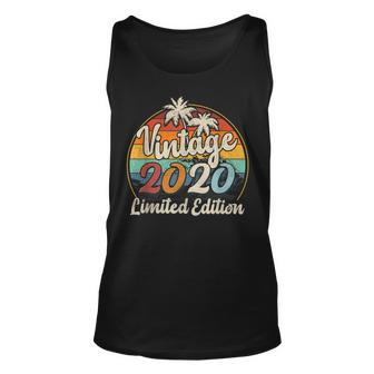 3 Year Old Gifts Vintage 2020 Limited Edition 3Rd Birthday Unisex Tank Top - Thegiftio UK