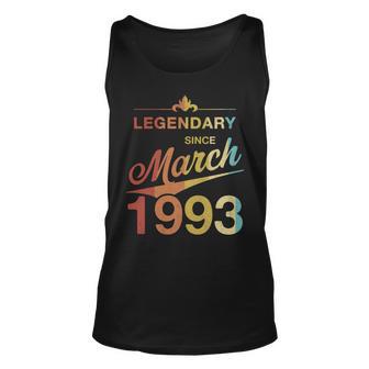 30 Geburtstag 30 Jahre Alt Legendär Seit März 1993 V7 Tank Top - Seseable