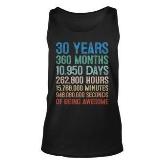 30 Year Old Decorations 30Th Bday Awesome 1993 Birthday Tank Top | Mazezy