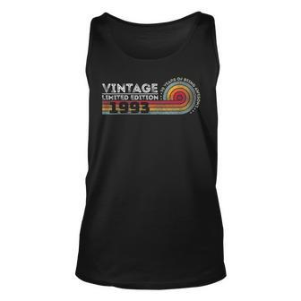 30 Year Old Gifts Vintage 1993 Limited Edition 30Th Birthday V8 Unisex Tank Top - Seseable
