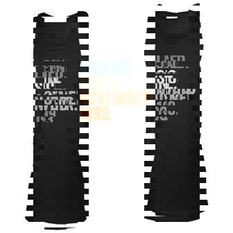 30 Years Old Gifts Legend Since November 1993 30Th Birthday V2 Unisex Tank Top - Thegiftio