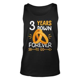 3Rd Wedding Anniversary Matching Couples 3 Years Unisex Tank Top - Seseable