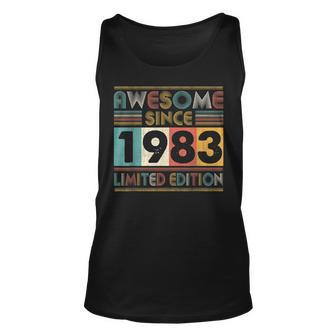 40 Year Old Awesome Since 1983 Limited Edition 40Th Birthday Unisex Tank Top - Seseable