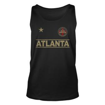 404 United Atlanta Soccer Jersey Original Distressed Tank Top | Mazezy