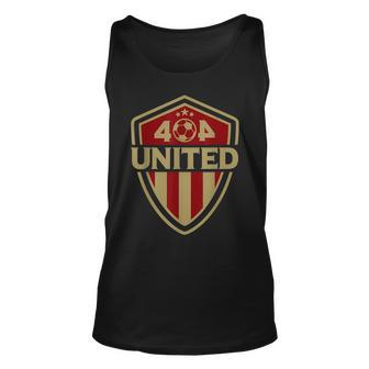 404 United Atlanta Soccer Original Design Badge Jersey Unisex Tank Top | Mazezy