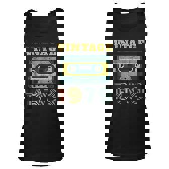 40Th Birthday Gift Vintage 1979 Year Old Mixtape Unisex Tank Top | Mazezy