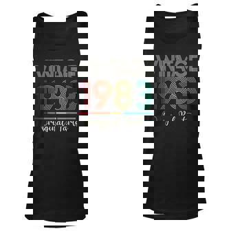 40Th Birthday Vintage 1983 Year Birthday 1983 Original Parts Unisex Tank Top - Thegiftio UK