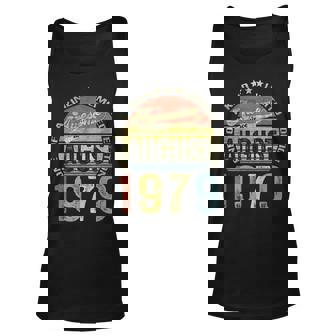 42 Years Old Awesome Since August 1979 Vintage 42Th Birthday Unisex Tank Top - Seseable