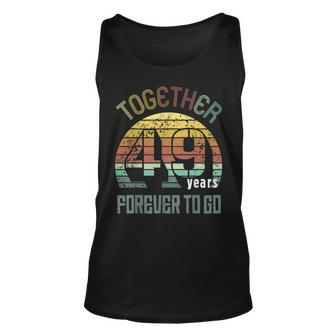 49Th Years Wedding Anniversary Gifts For Couples Matching 49 Unisex Tank Top - Seseable