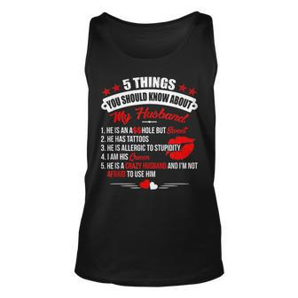 5 Things You Should Know About My Husband S Unisex Tank Top - Seseable