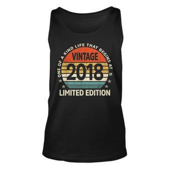 5 Years Old Made In 2018 Limited Edition 5Th Birthday Gift Unisex Tank Top - Seseable